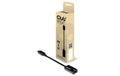 Club 3D, Adapterkabel DP 1.4 auf HDMI 2.0a HDR, L= 184 mm