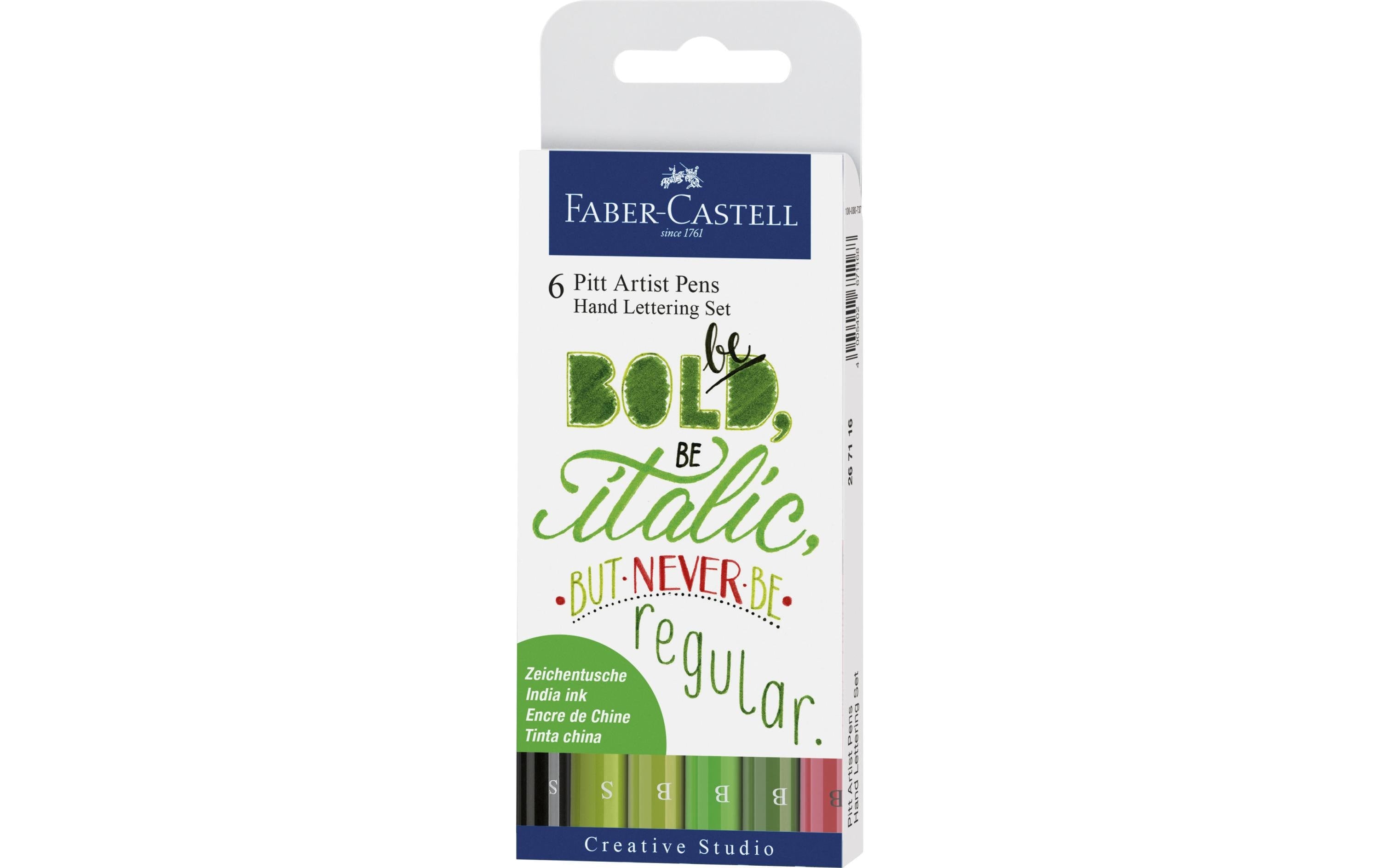 Faber-Castell PITTArtistPen HandletteringII 6er Etui