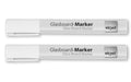 Sigel Glassboardmarker weiss Rundspitze 2-3mm