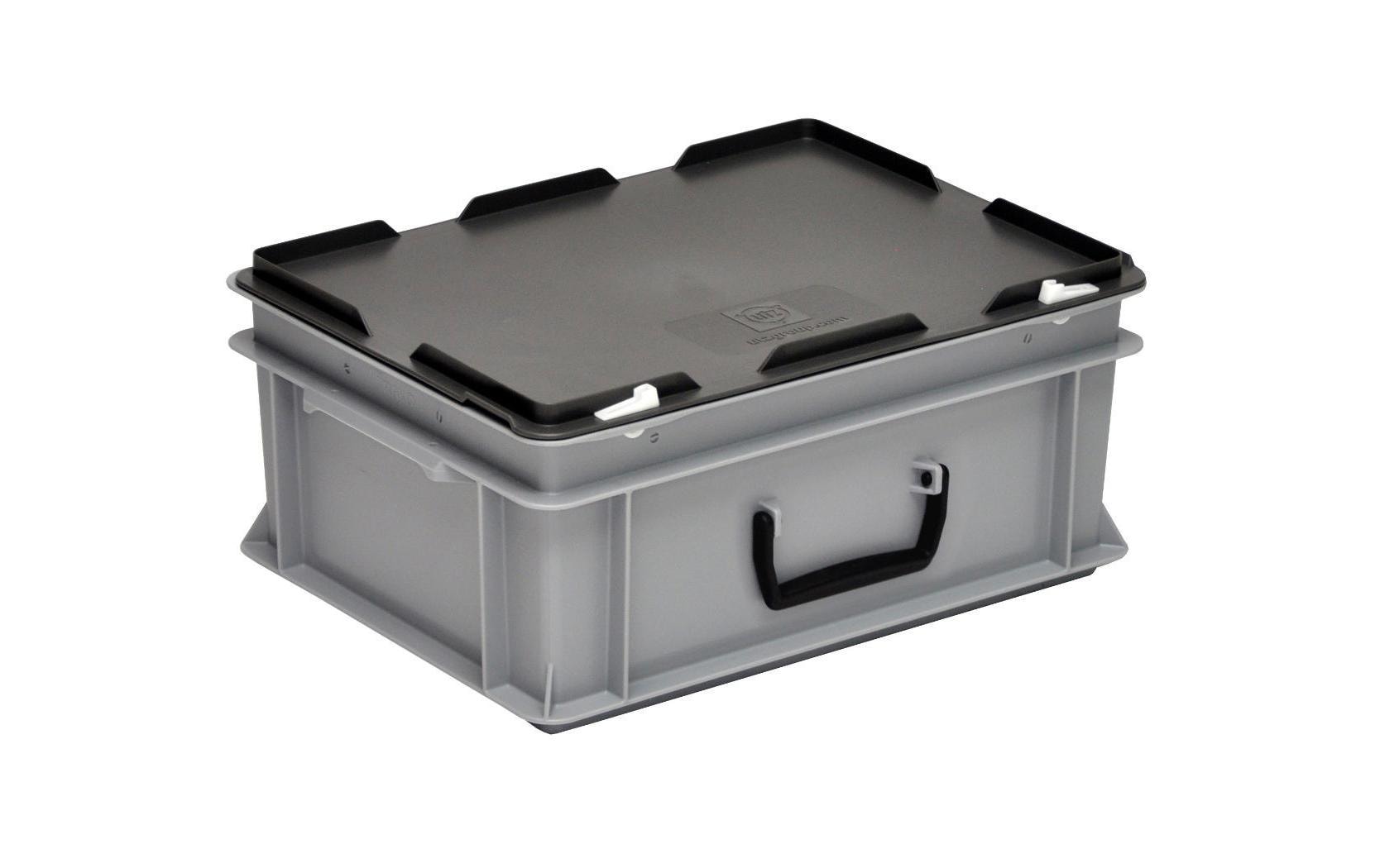 Utz Koffer 400x300x184 Deckel mit Schnappverschlüssen