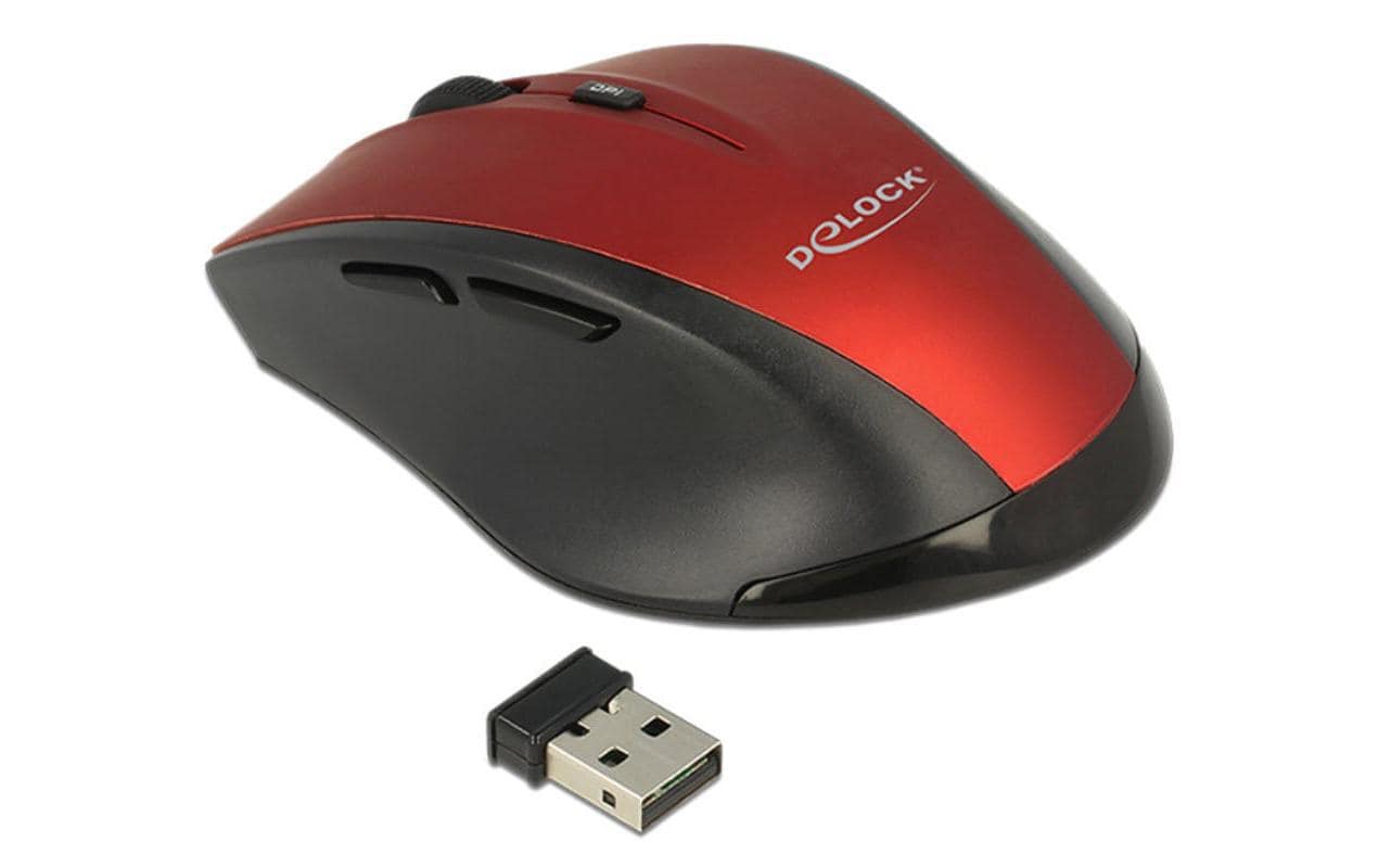 Delock 12493 5 Tasten Maus WIRELESS USB 2.4GHz