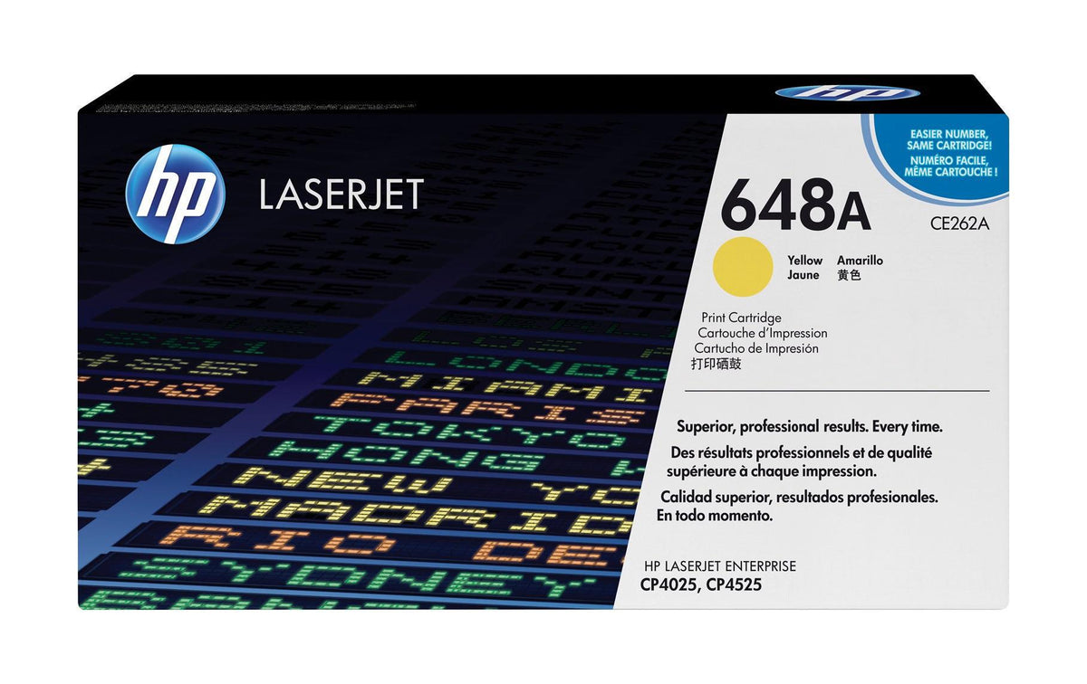 HP, Toner Nr. 648A (CE262A) Yellow Seitenkapazität ~ 11'000 Seiten