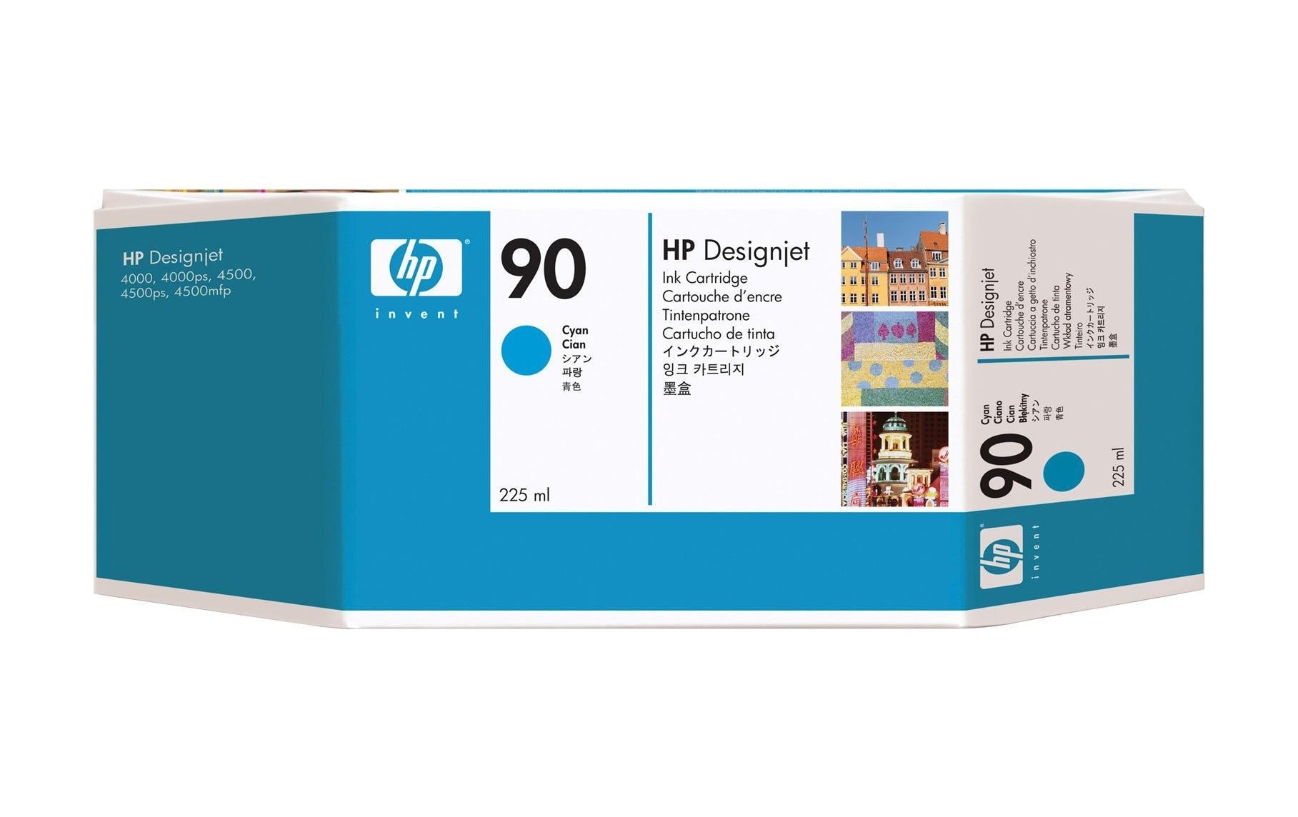 HP Tinte Nr. 90 - Cyan (C5060A) Tintenvolumen 225ml