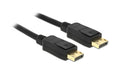 Delock DisplayPort - Displayport Kabel, 7m Schwarz, Auflösung bis 3820 x 2160 @ 60 Hz