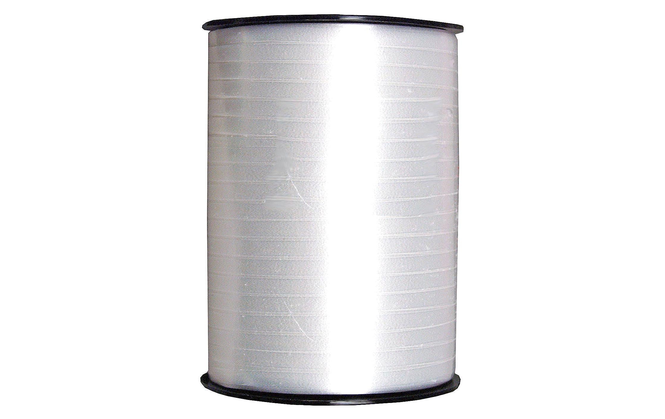 Goldina Kräuselband Grossspule 5 mm x 500 m, weiss