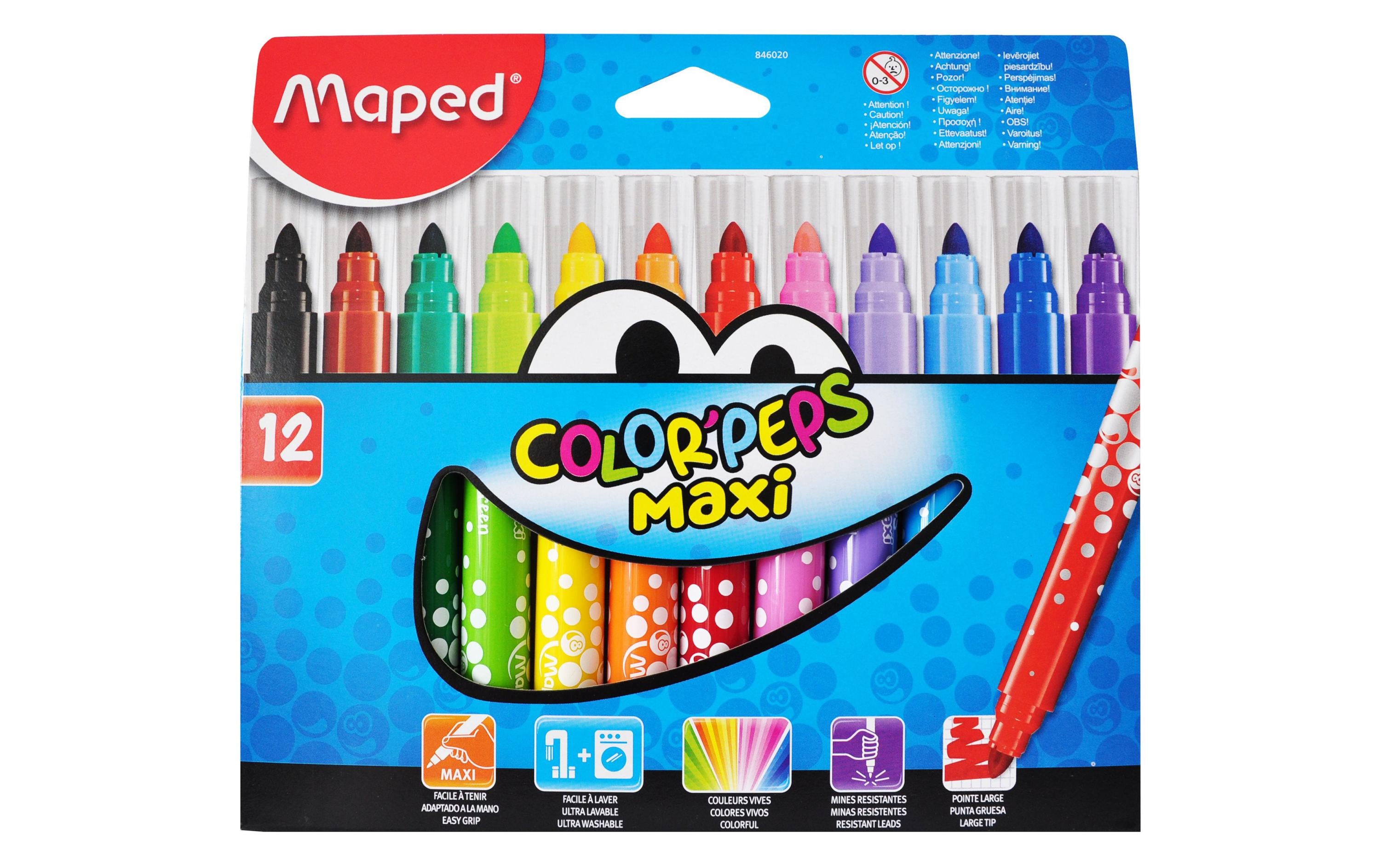 Maped Filzstifte Color Peps Maxi 12er