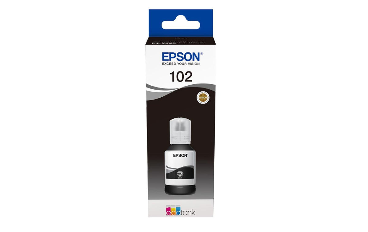Tinte Epson 102 C13T03R140 black, 127ml zu Ecotank ET-2750, ET-3700, ET-3450, ET-47