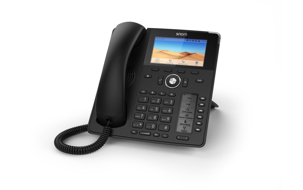 Snom D785N Schwarz SIP-Tischtelefon (ohne Bluetooth)