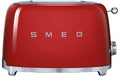 SMEG Toaster 50's rot TSF01RDEU 2 extra breite Toastschlitze, 950 Watt