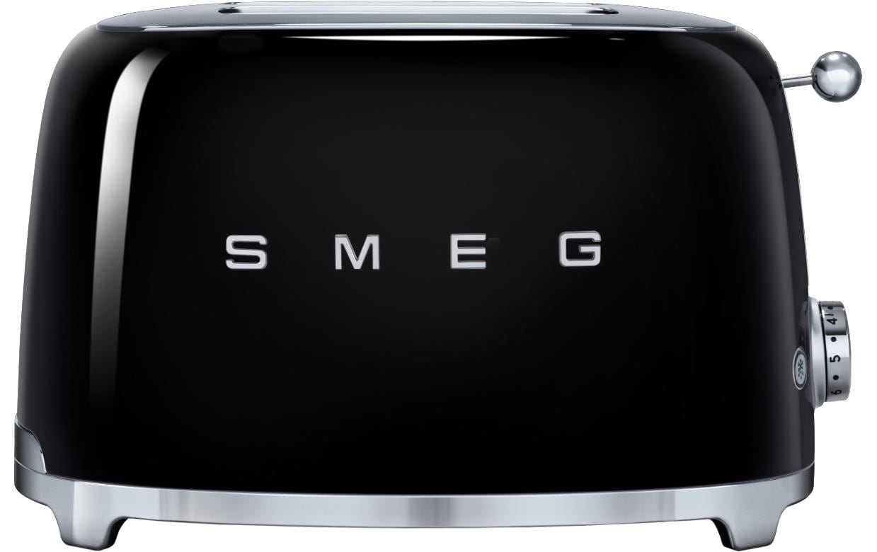 SMEG Toaster 50's TSF01BLEU 2 extra breite Toastschlitze, 950 Watt