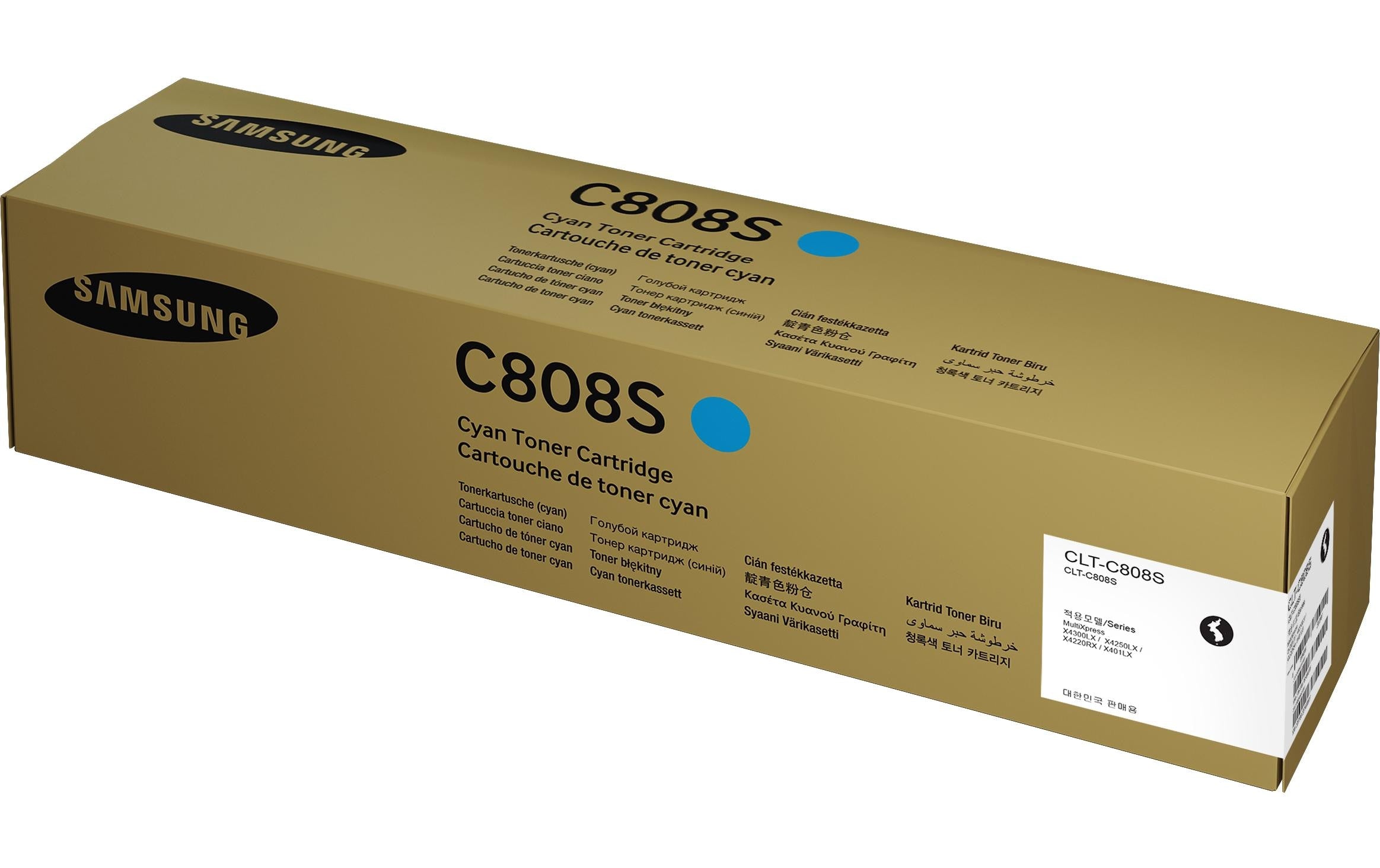 Samsung HP Toner CLT-C808S Cyan SS560A 20000 Seiten @5% Deckung