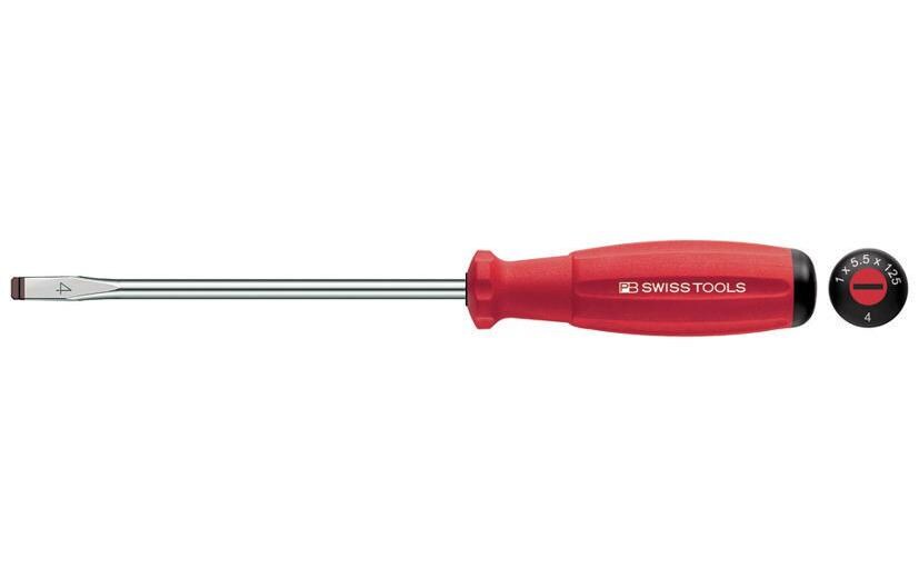 PB Schraubenzieher SwissGrip PB 8100-4-140 parallele  Spitze, Klingenlänge 140mm