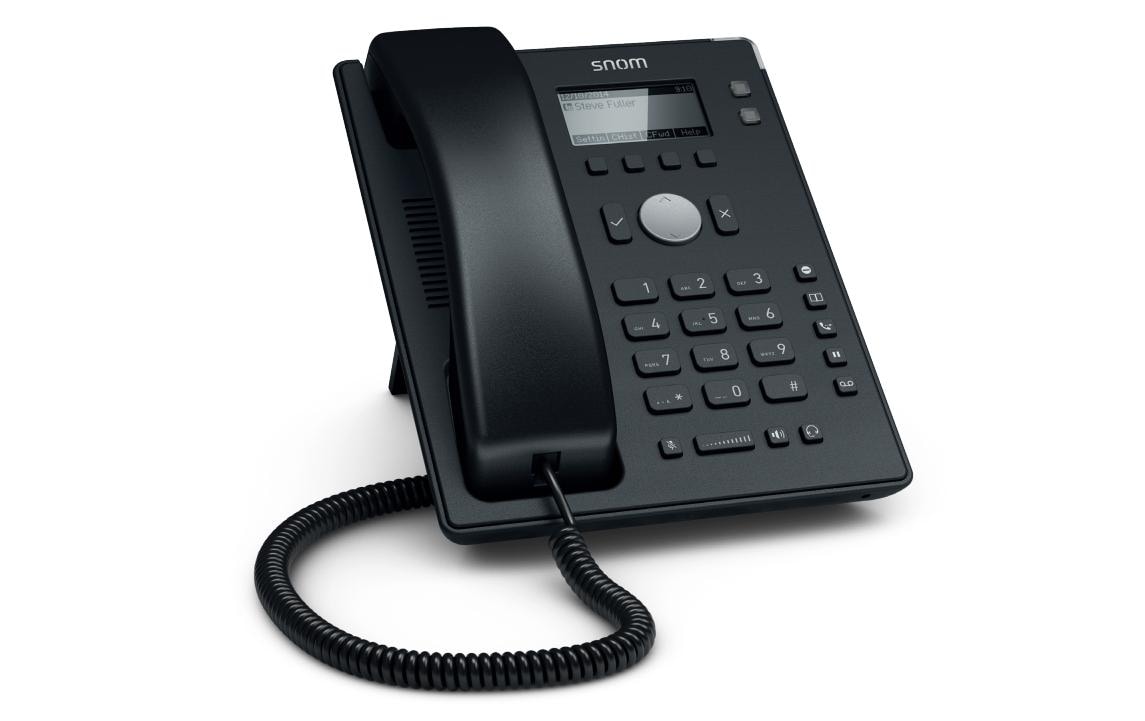 Snom D120 Schwarz SIP-Tischtelefon