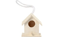 Creativ Company Mini-Vogelhaus zum Aufhänge 1 Stück, 6 x 6 cm