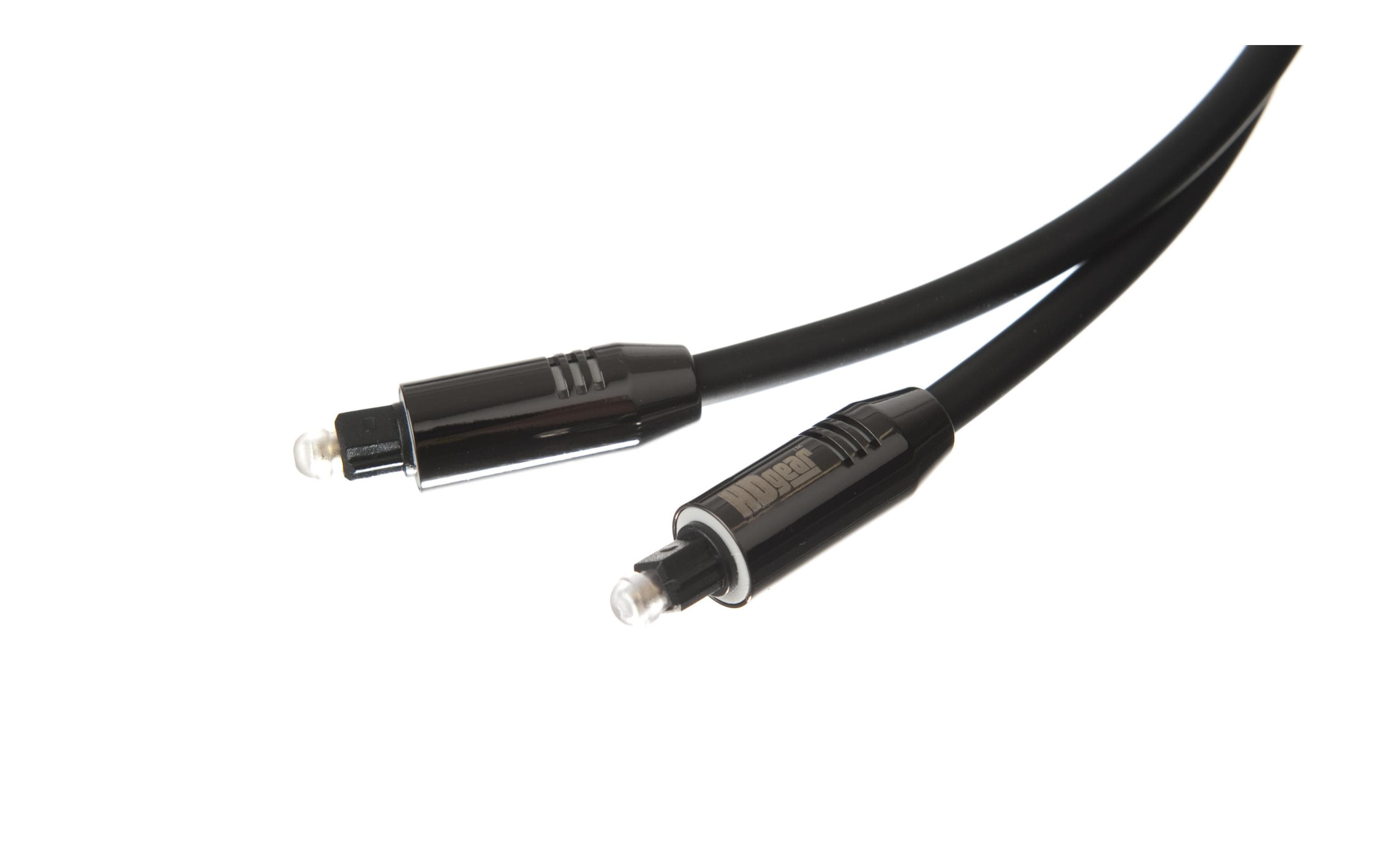 HDGear Toslink-Kabel TC040-010, 1m 6mm, Toslink-Stecker / Toslinkstecker