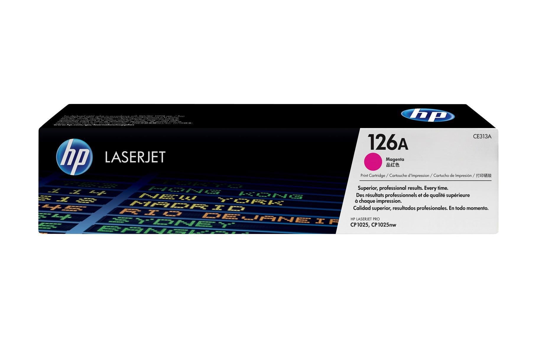 HP Toner 126A - Magenta (CE313A) Seitenkapazität ~ 1'000 Seiten