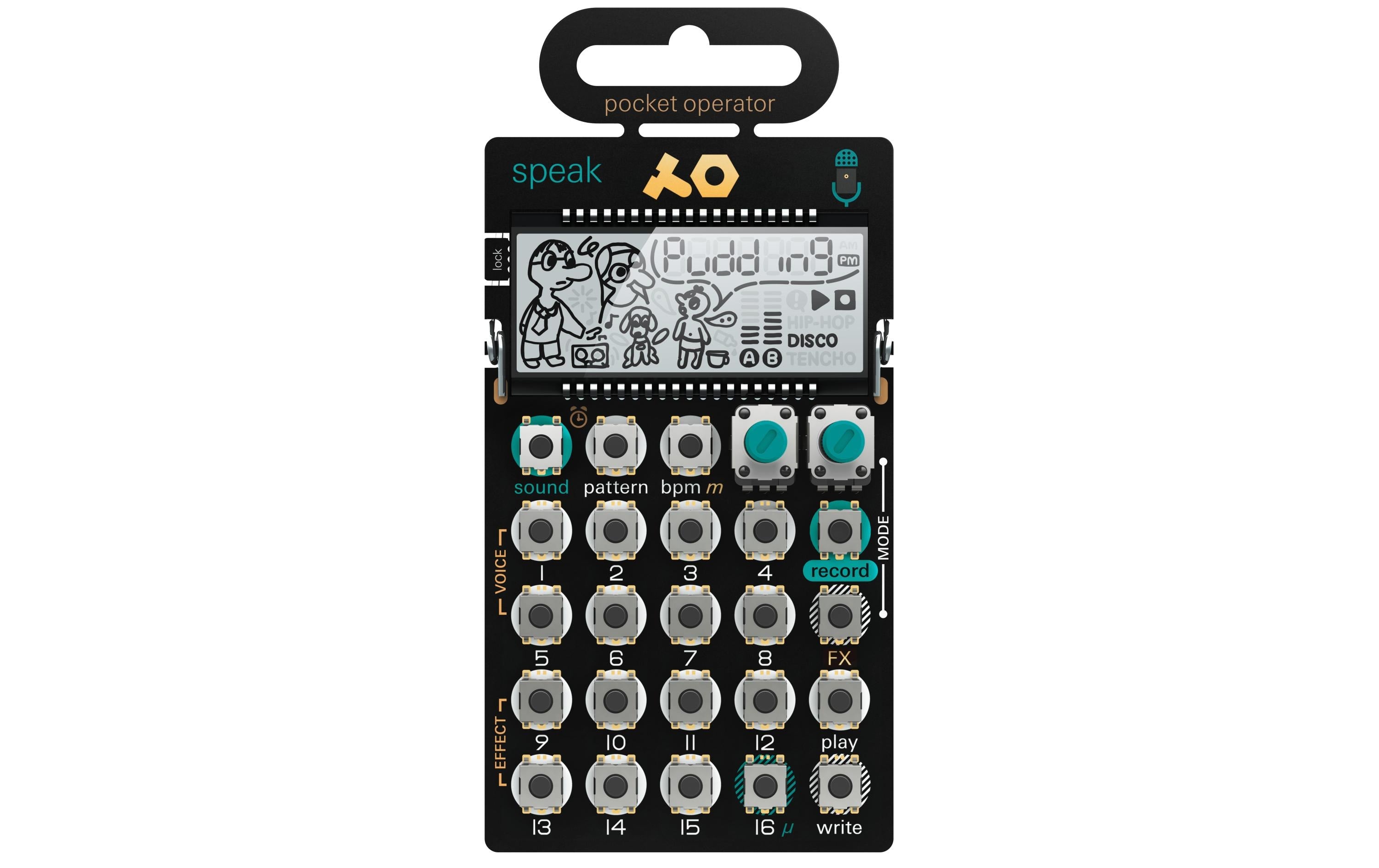 Teenage Engineering PO-35 Speak Vocal Synthesizer, Sequenzer