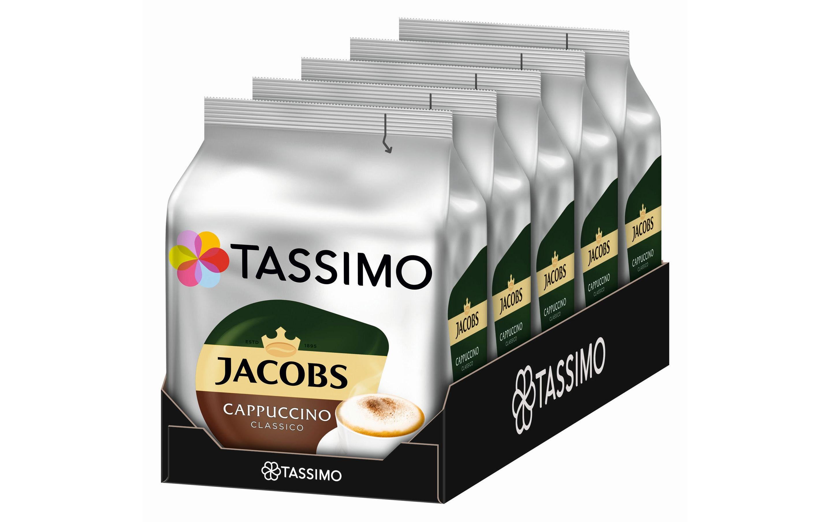 Tassimo T DISC Jacobs Cappuccino Karton à 5 Packungen (mit je 8 Portionen)