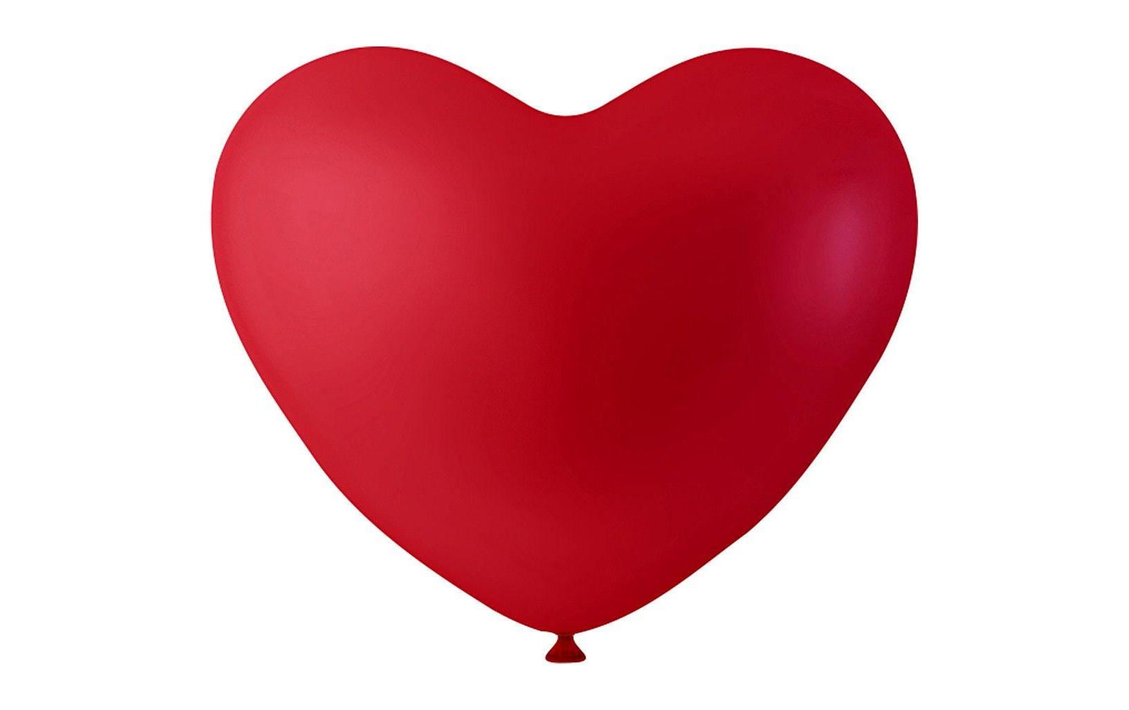 Creativ Company Ballons in Herzform rot 8 Stück