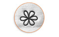 Impress Art Prägestempel Blume 6 mm