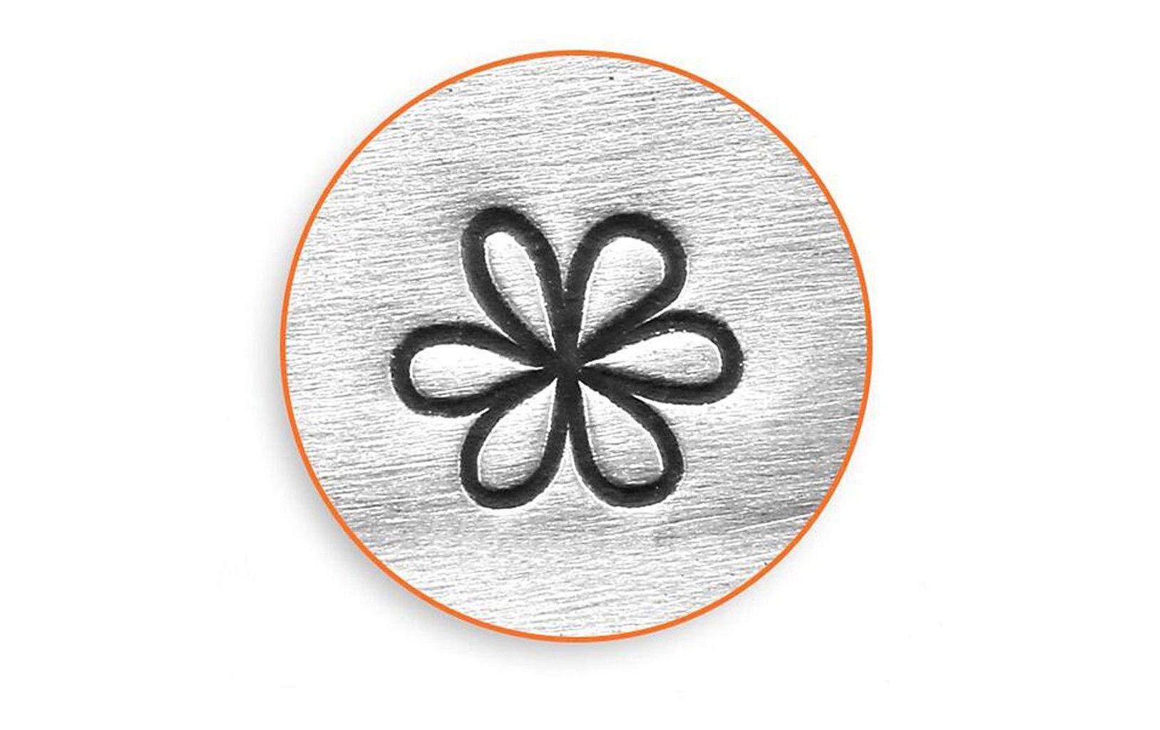 Impress Art Prägestempel Blume 6 mm