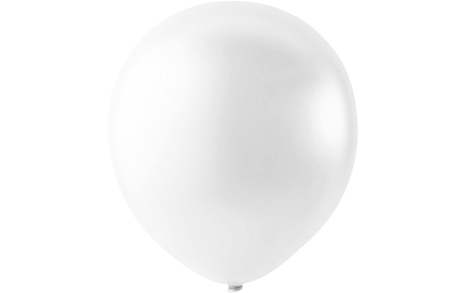 Creativ Company Ballons weiss 10 Stück, D: 23cm