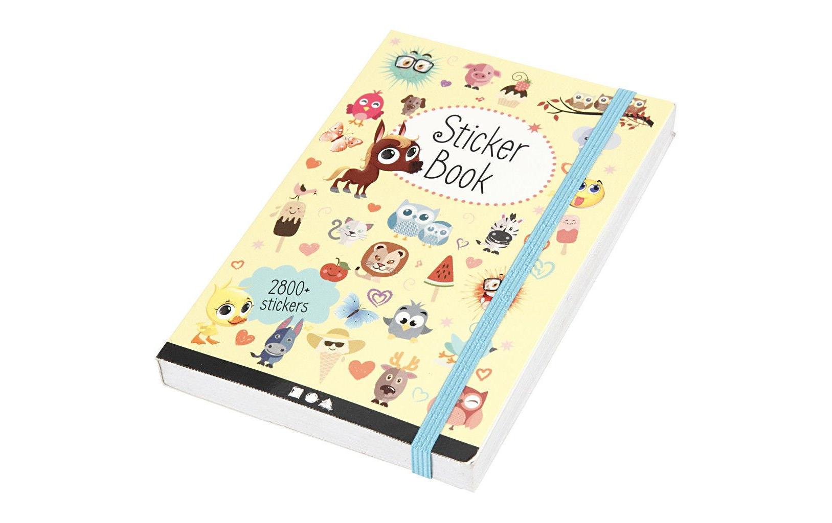 Creativ Company Sticker-Buch Ganzjahr 2800 Sticker