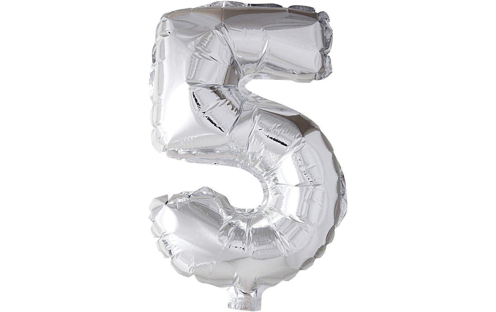 Creativ Company Folienballon 5 1 Stück, Höhe: 41cm