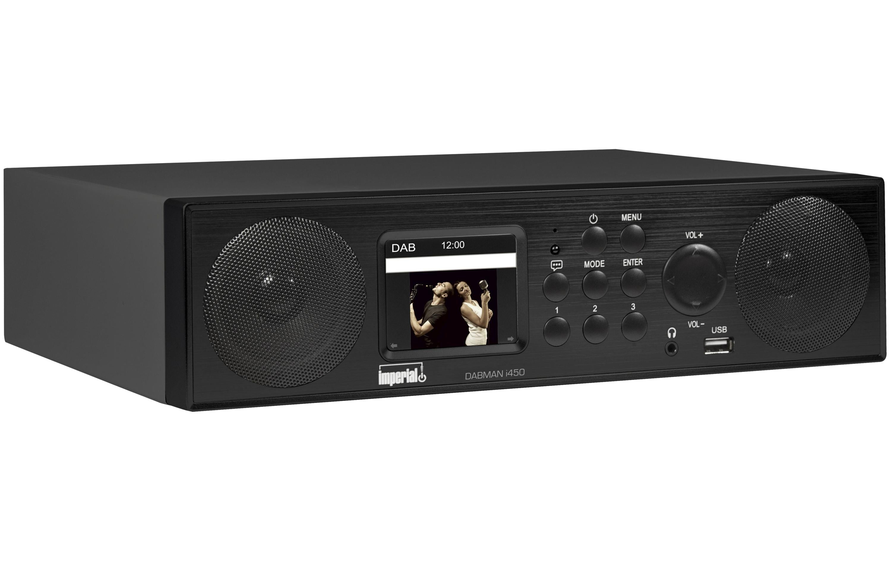 Imperial Dabman i450, DAB+/Internetradio DAB+, Internetradio, Bluetooth, WLAN, Black