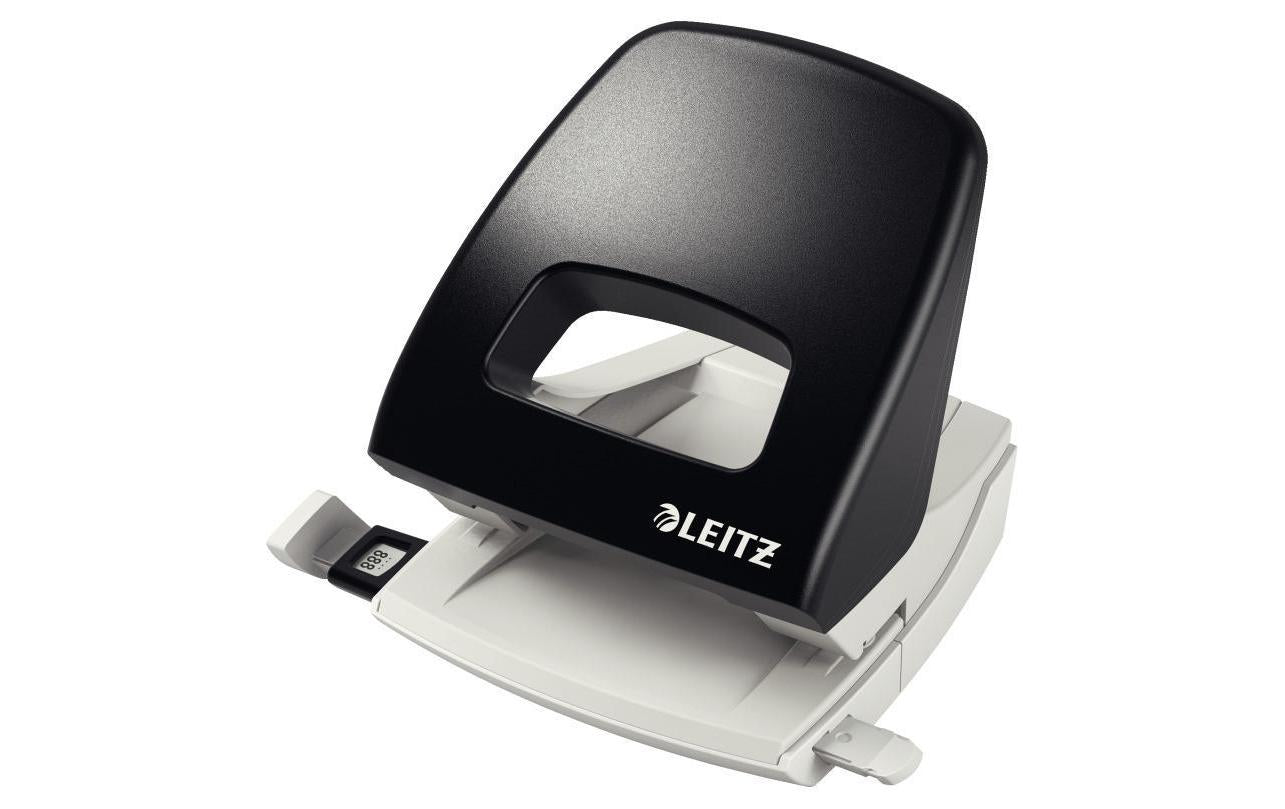 Leitz NeXXt  Bürolocher schwarz, 25 Blatt, Kunststoff