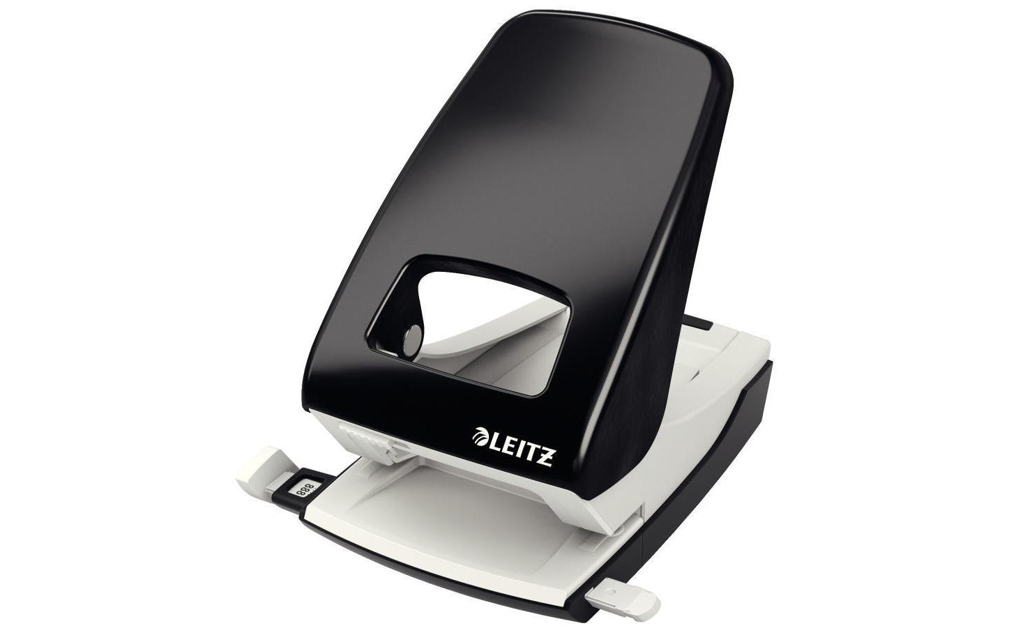 Leitz NeXXt  Starker Bürolocher schwarz, 40 Blatt, Metall