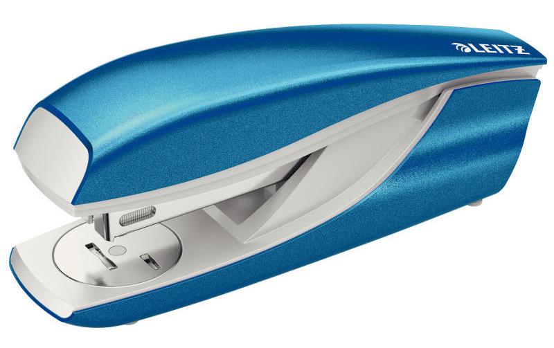 Leitz WOW  Büroheftgerät NeXXt blau metallic, 30 Blatt, Metall