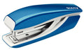 Leitz WOW Mini-Heftgerät NeXXt blau metallic, 10 Blatt, Metall