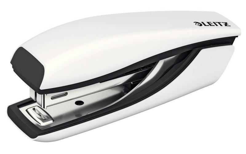 Leitz WOW Mini-Heftgerät NeXXt perlweiss, 10 Blatt, Metall