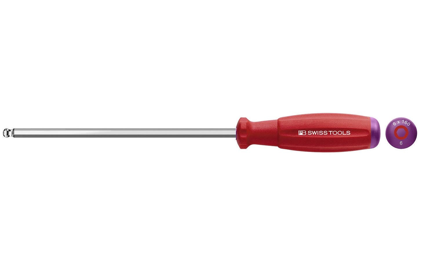 PB Schraubenzieher SwissGrip PB 8206S-6-160 Sechskant, Klingenlänge 160mm