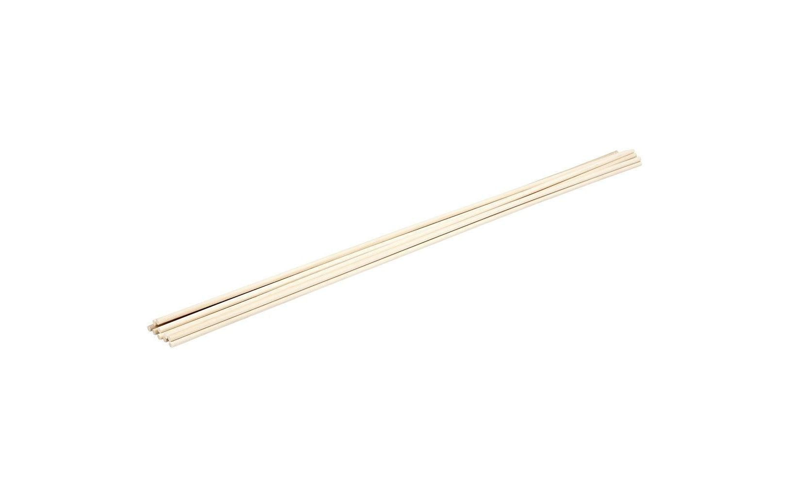 Creativ Company Holzstäbe 60 cm 10 Stück, 6 mm