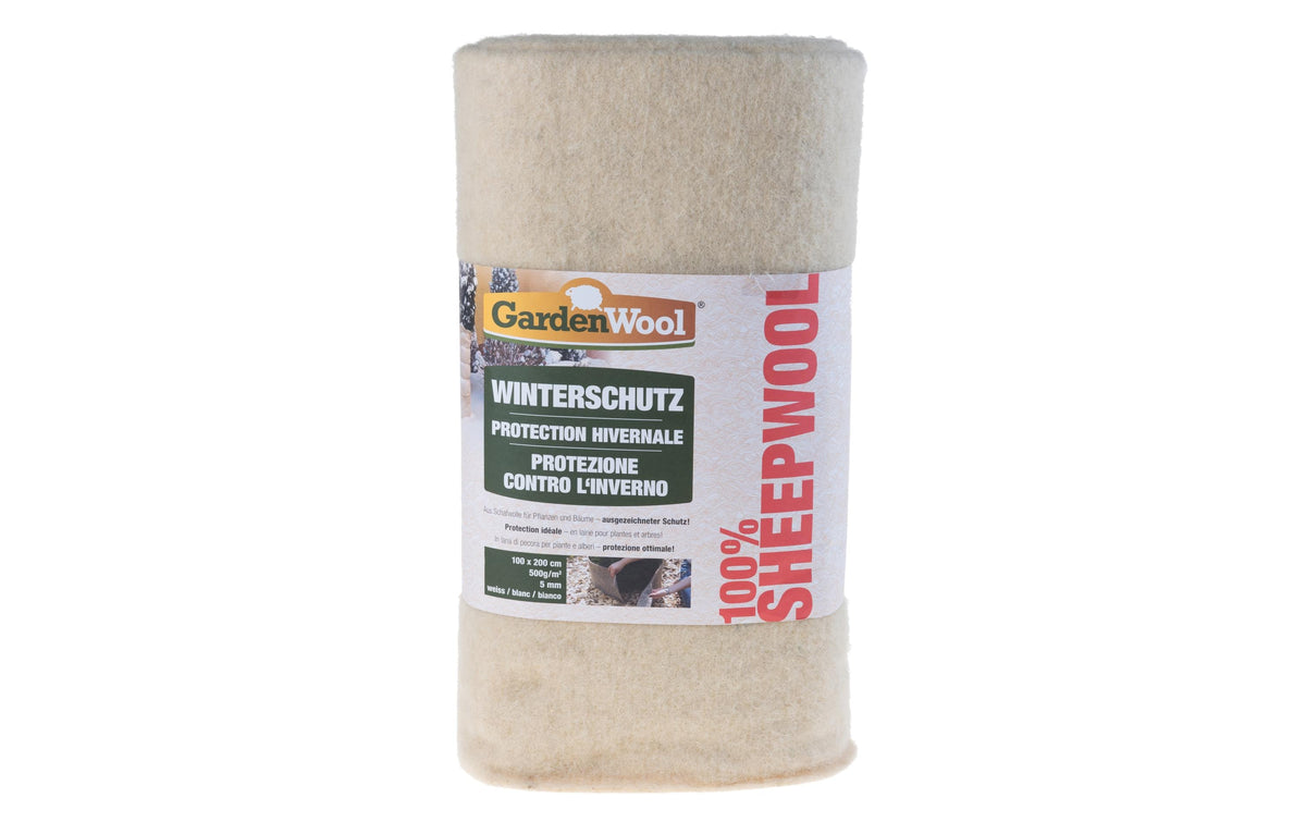 GardenWool Winterschutzmatte naturweiss 200 x 100 x 0.5 cm, 500g/m2