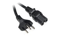 Apparatekabel C15/Typ12, 1.5m schwarz, H05VV-F 3G 1.0mm2