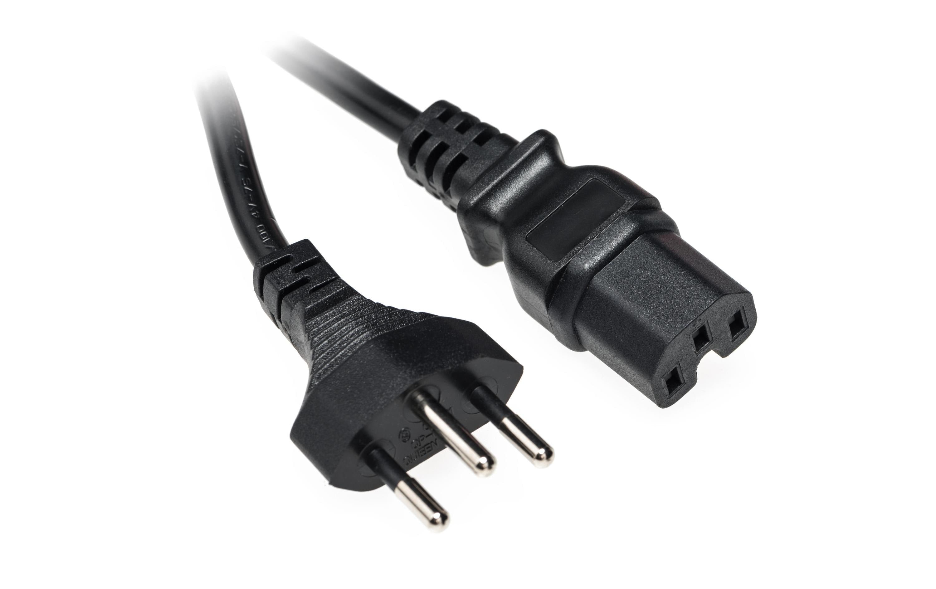 Apparatekabel C15/Typ12, 1.5m schwarz, H05VV-F 3G 1.0mm2