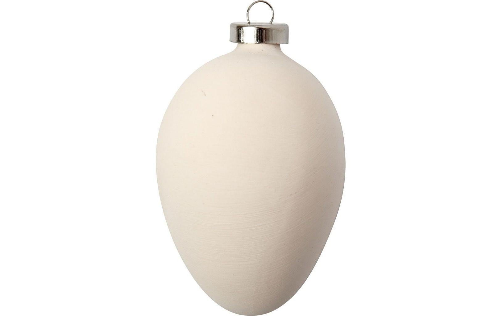 Creativ Company Eier aus Terrakotta 12 Stück, 6 cm