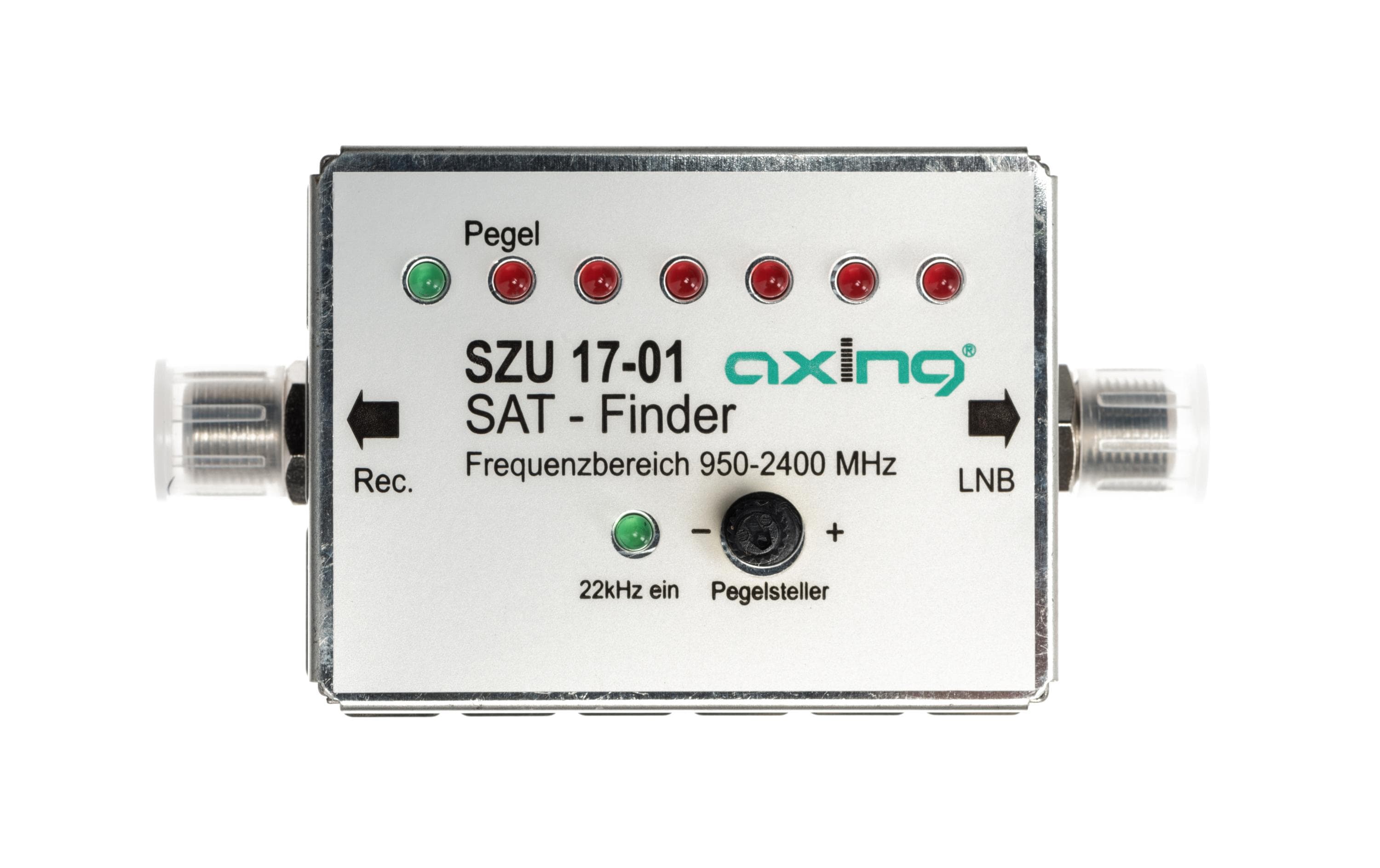 Sat Finder, Satellitenmessgerät mit LED und akkustischem Signal