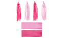 Creativ Company Papier-Quasten rosa 12 Stück, 12 x 35 cm, 14g,