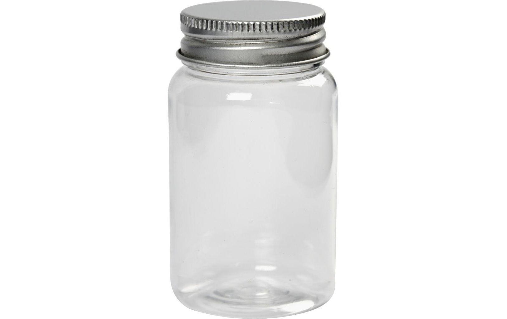 Creativ Company Kunststoffglas 100 ml 10 Stück, 77 x 45 mm