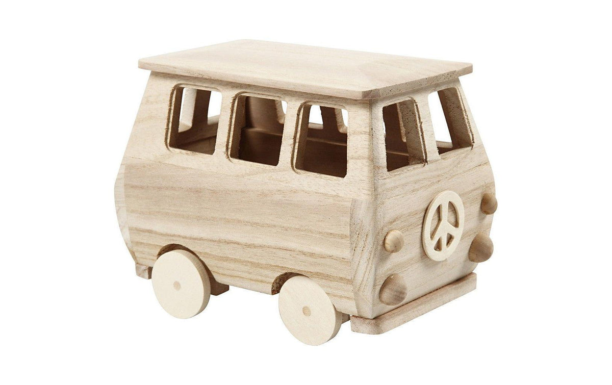 Creativ Company Holz Minibus 17 x 10 x 13 cm