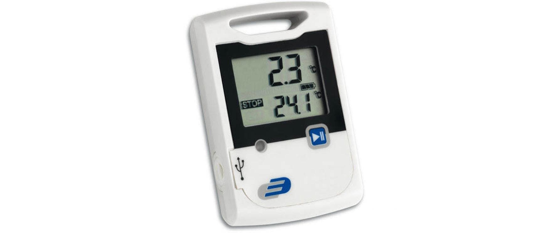 LOG10, Thermo-Datenlogger für Temperatur für Temperatur, USB