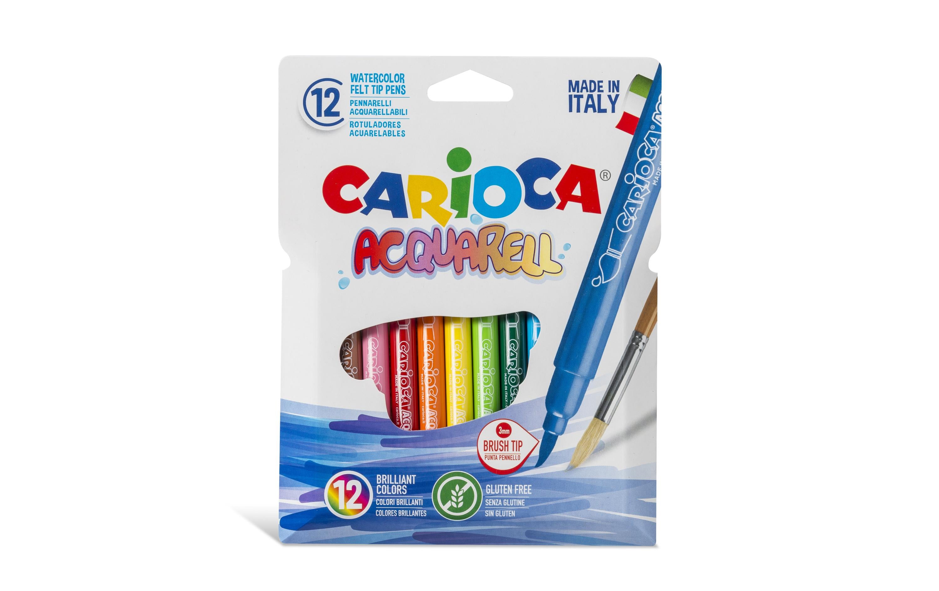 Carioca Fasermaler Acquarell 12er Pack