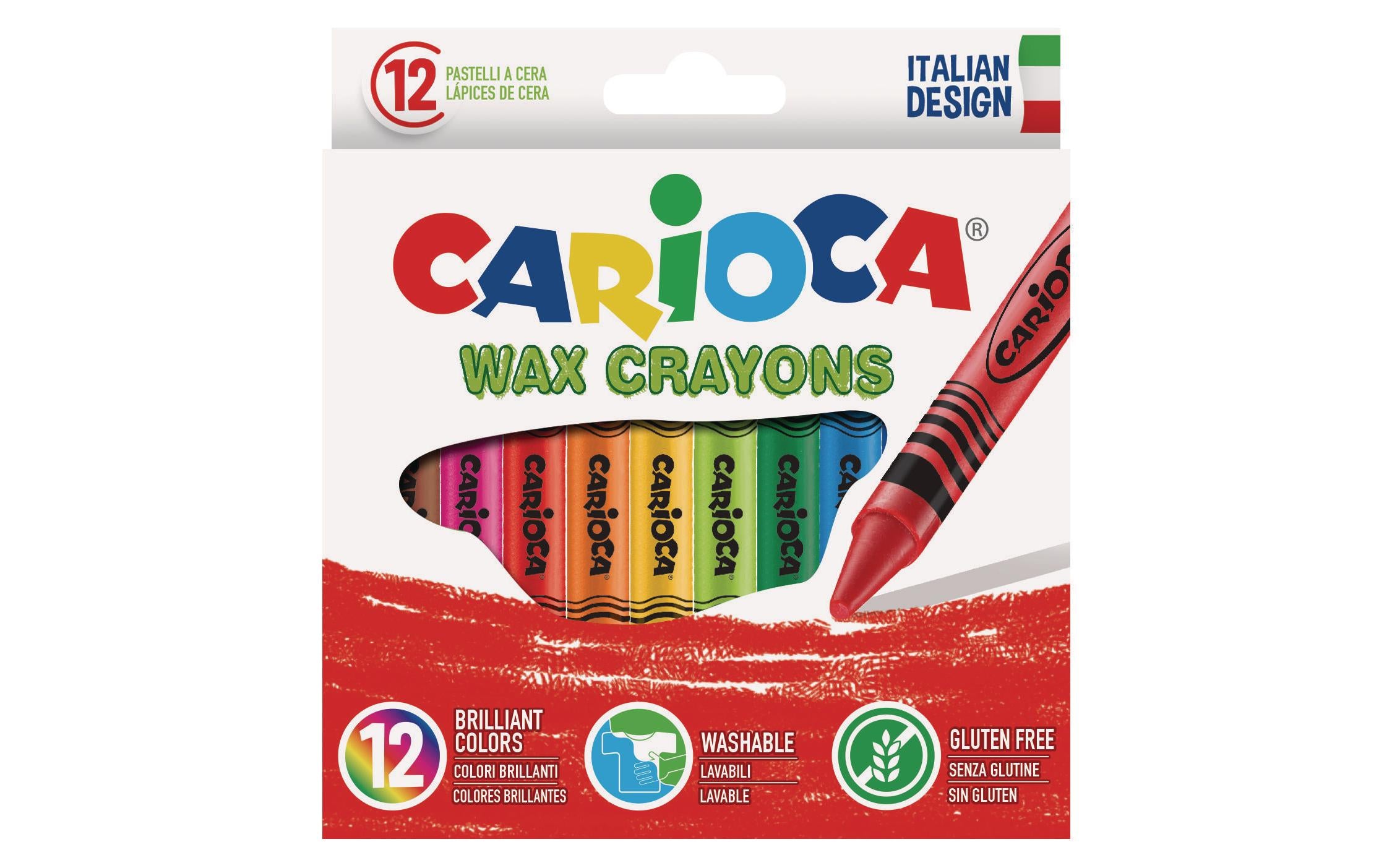 Carioca Wachsmalkreide Wax 12er Pack