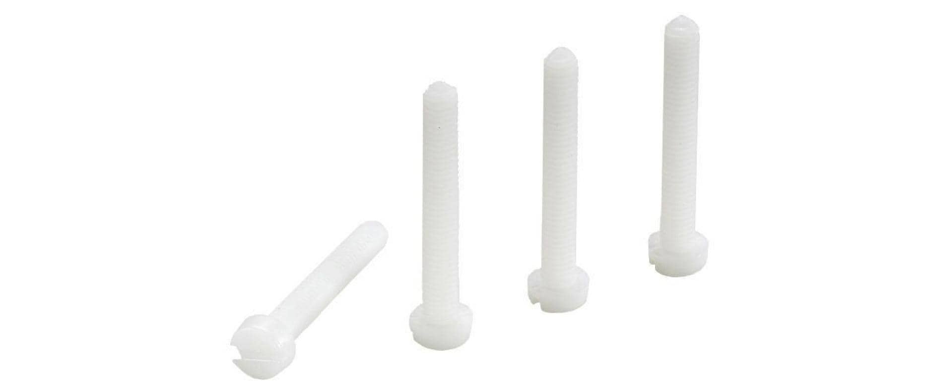 Nylon-Zylinder-Schrauben M6x50 8 Stück