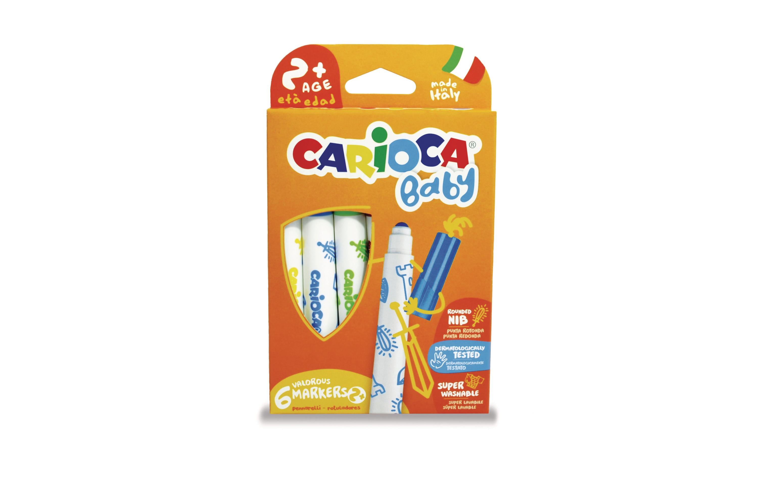 Carioca Fasermaler Baby 2+ 6er Pack