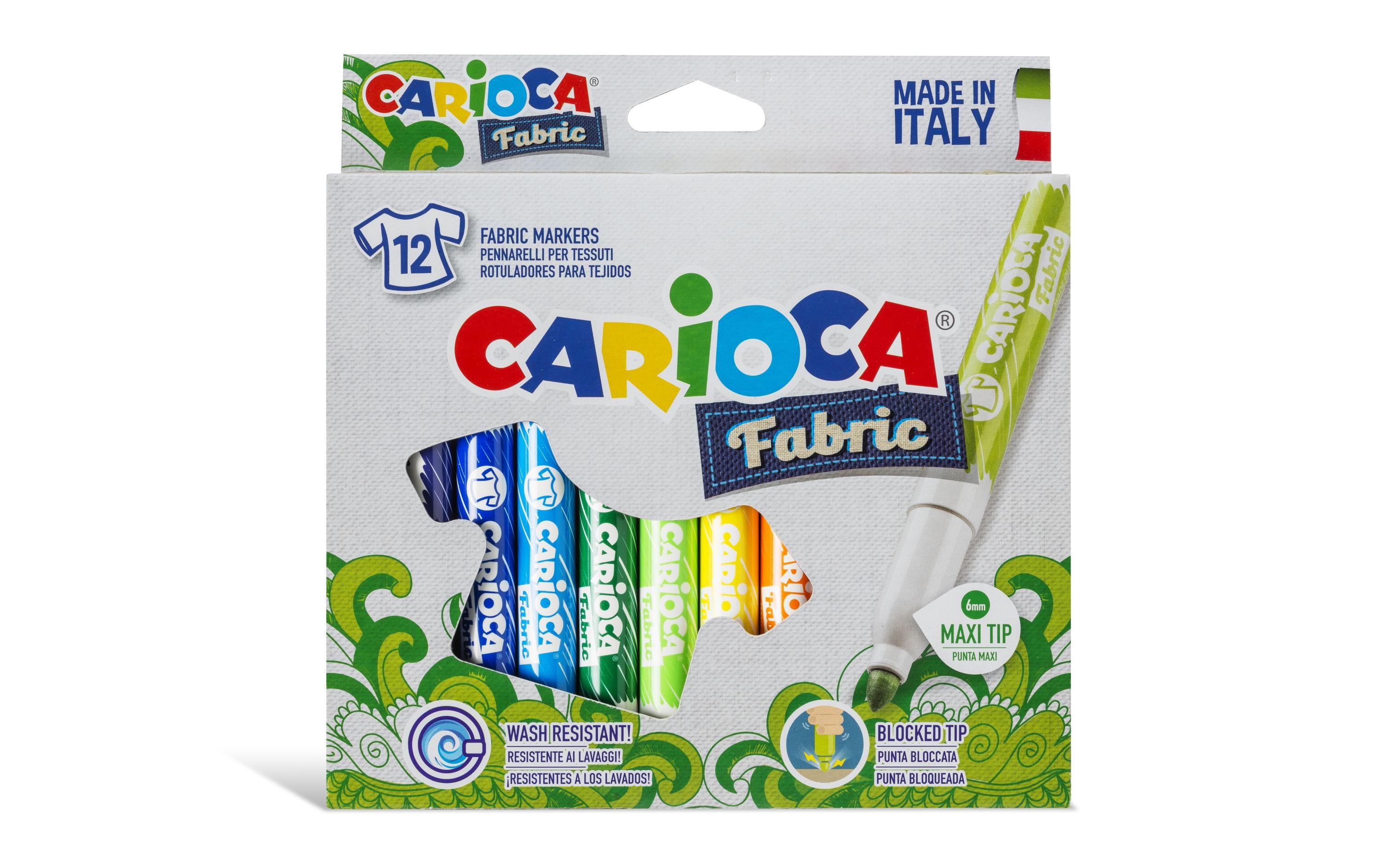 Carioca Textilmarker Fabric 12er Pack
